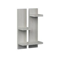 Modern 4-Tier Wooden Wall Shelf | Decorative Floating Storage Rack | Space-Saving Wall Mounted Display Shelf