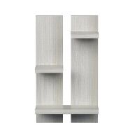 Modern 4-Tier Wooden Wall Shelf | Decorative Floating Storage Rack | Space-Saving Wall Mounted Display Shelf