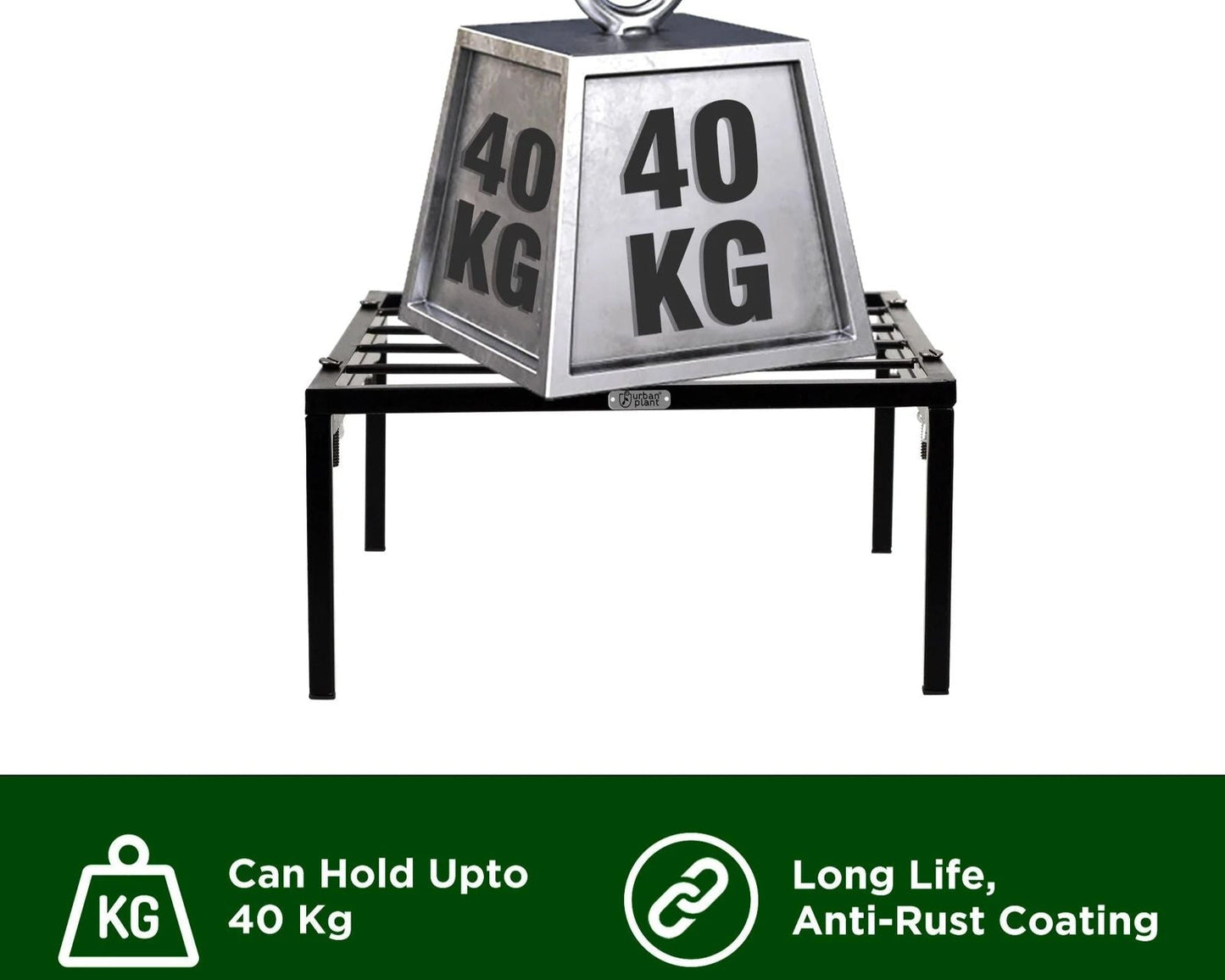Heavy-Duty Metal Plant Stand Set of 9 | Elevated Flower Pot Risers | Indoor & Outdoor Plant Display Rack