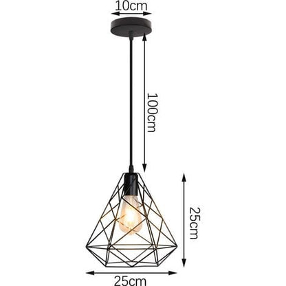 Industrial 2-Light Pendant Hanging Lamp with Rope Design – Modern Ceiling Light Fixture