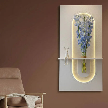 LED Wall Shelf Vase Frame (20” x 30”)
