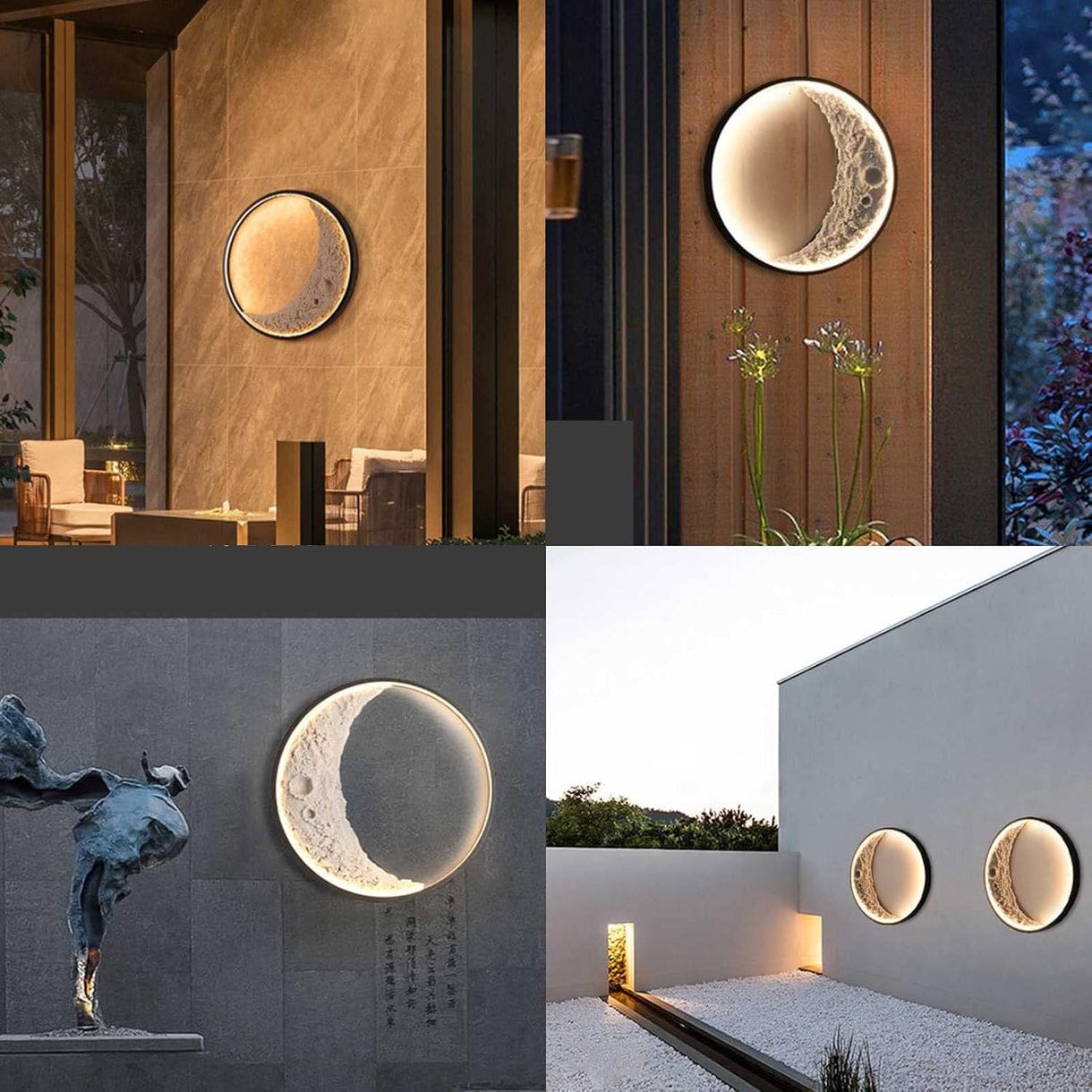 Modern Moon LED Wall Light | Luxury Crescent Moon Wall Décor Lamp