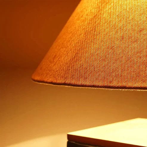 Wooden Aesthetic Floor Lamp with Shelf