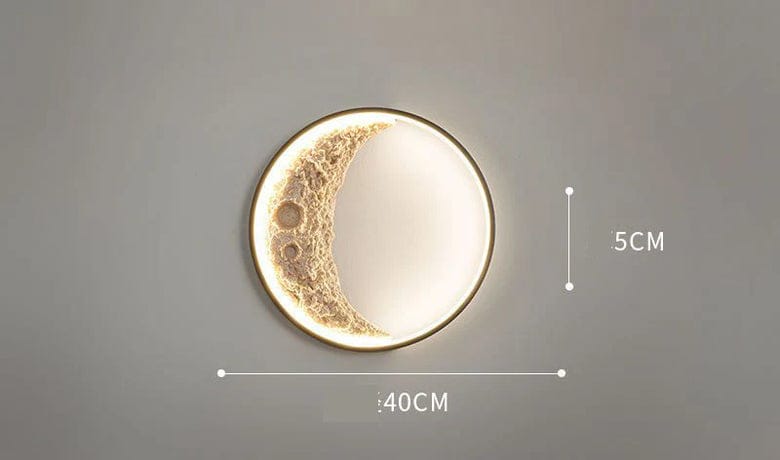 Modern Moon LED Wall Light | Luxury Crescent Moon Wall Décor Lamp