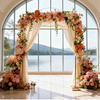 Wedding Arch Metal Stand, 6 ft