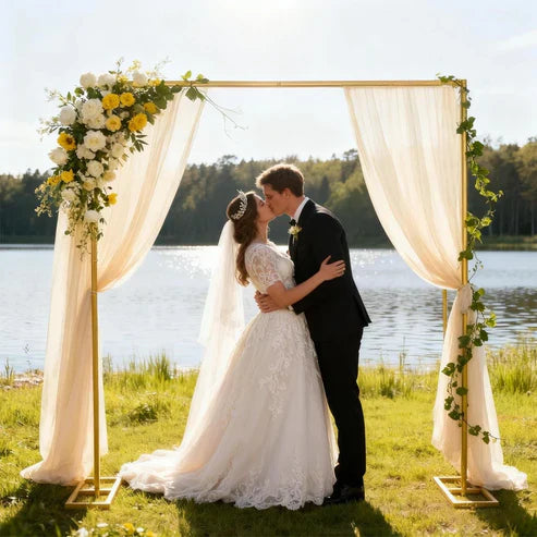 Wedding Arch Metal Stand, 6 ft